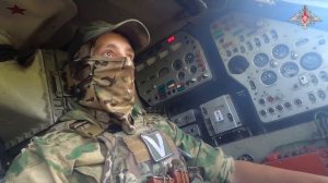 Боевая работа расчёта комплекса «Бук-М1»