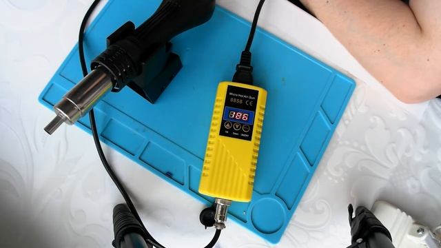 Паяльная станция 8858. Краткая инструкция по эксплуатация и настройке режимов. смотреть онлайн