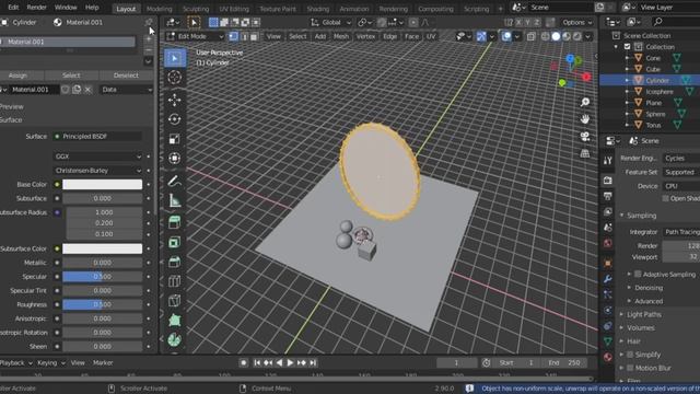 Modeling A LoW POLY MIRROR In Blender 4.0__CYCLES/EEVEE смотреть онлайн