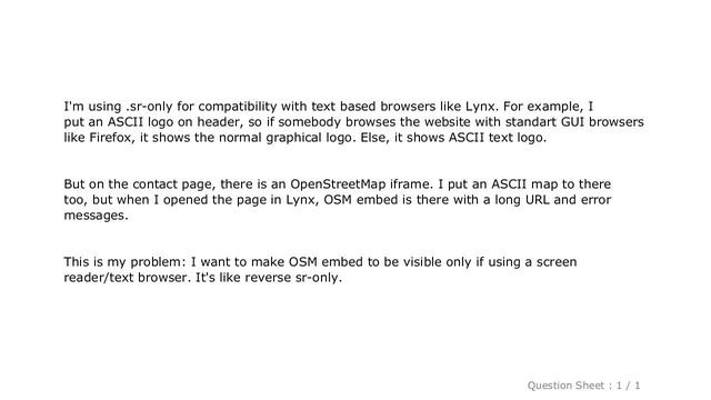 HTML : Is there anything like reverse sr-only in Bootstrap 4? смотреть онлайн