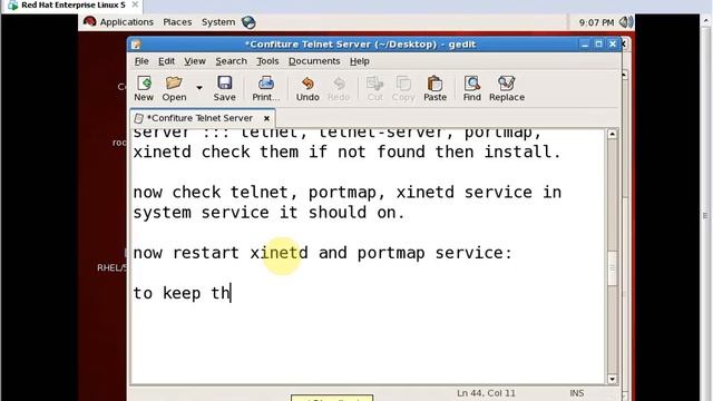 How to Configure Telnet Server in Red Hat Enterprise Linux - 5 смотреть онлайн