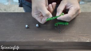 Как Смонтировать Силиконовую Приманку на Офсетный Крючок с Чебурашкой без Дополнительных Элементов