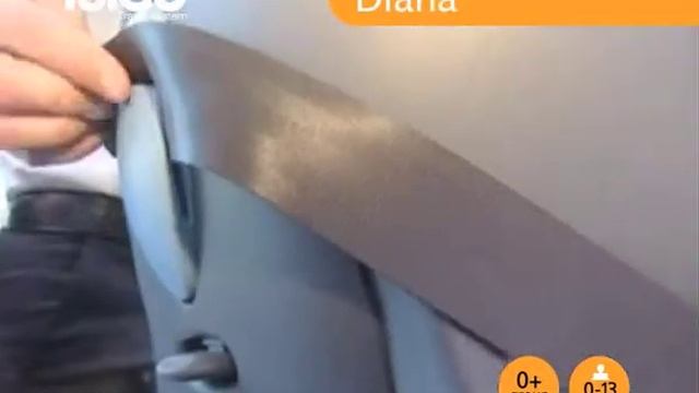 Детское автокресло ISIGO Diana установка смотреть онлайн