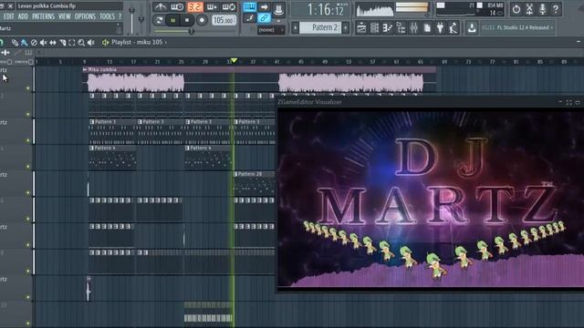 Levan polkka Remix Cumbia Miku Hatsune DJ Martz FL Studio :v смотреть онлайн