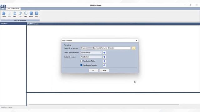 How to Open Access Database Files MDB & ACCDB Using DRS MDB Viewer смотреть онлайн
