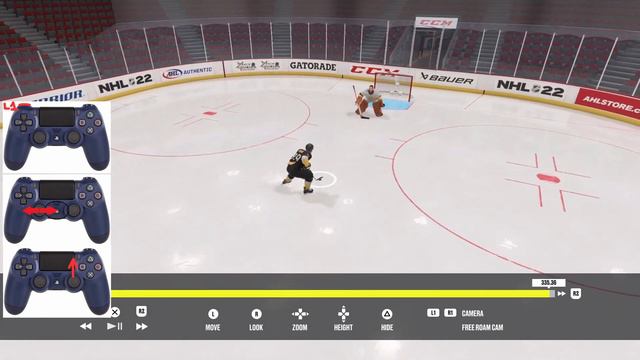 NHL22 Финт раскачивание игрока и бросок #NHL #NHL21 #deke