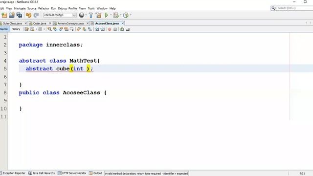 Anonymous Class Concepts in java class taken смотреть онлайн