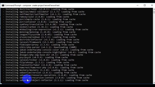 Create Laravel Project (5.5) смотреть онлайн