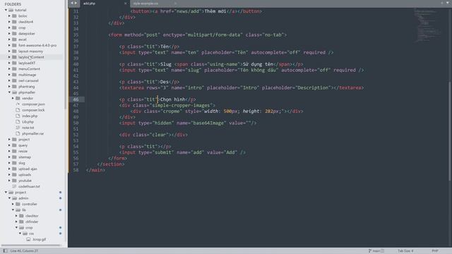 Thêm mới menu code PHP thuần смотреть онлайн