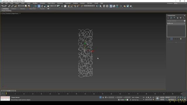Моделирование вазы в 3D Max Часть 5. Объёмный рельеф по форме вазы