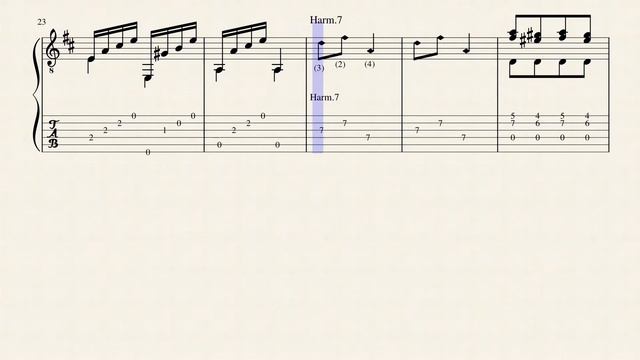 Contredanse 5.Finale - La Guitaromanie - Charles de Marescot (17?? - 18??) - Tablature смотреть онлайн