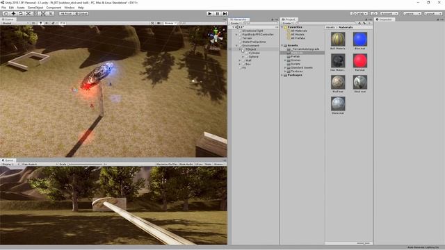Stick and ball _ simple 3D game tutorial смотреть онлайн