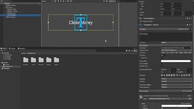 Создание игры на unity (Clicker) часть 1(создание интерфейса) смотреть онлайн