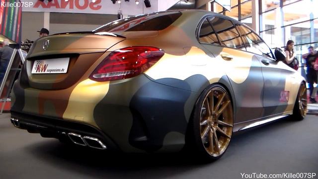 Camo Mercedes C63 AMG TWB 2016 HD смотреть онлайн