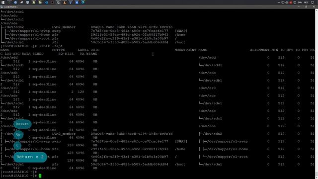 Создание массива RAID 10 (1 + 0) для Oracle Linux 7.9 смотреть онлайн