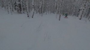 Белоснежный рай. Глц Губаха, трасса "Лесная"