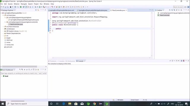 SpringBoot Deployable War : How to Create a Deployable war in Spring Boot? смотреть онлайн