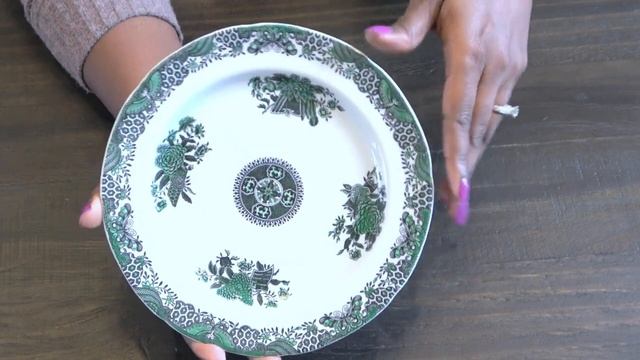 Chinoiserie Shopping and Haul | Colorful Mottahedeh Tobacco Leaf Print | Green Copeland Spode смотреть онлайн