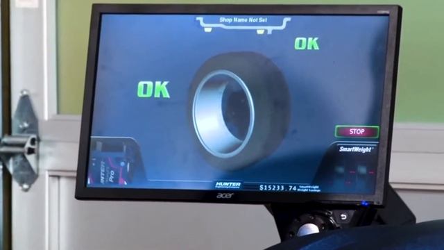 Балансировочный станок Hunter SmartWeight Pro смотреть онлайн