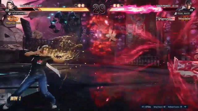 Jun Vs Jin Rank Match Gameplay - Tekken 8 смотреть онлайн