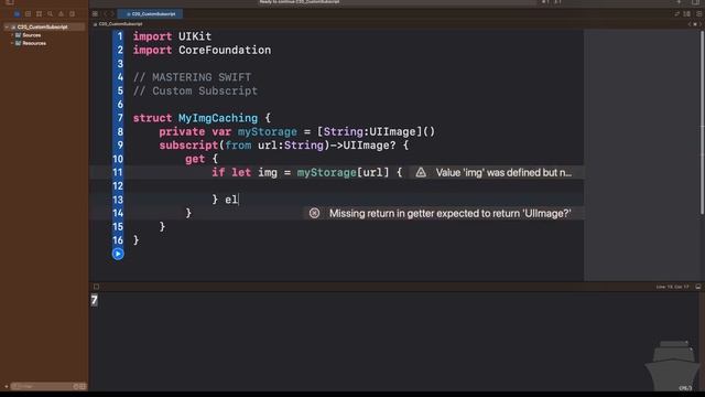 MASTERING SWIFT - custom subscript,dynamic member lookup смотреть онлайн