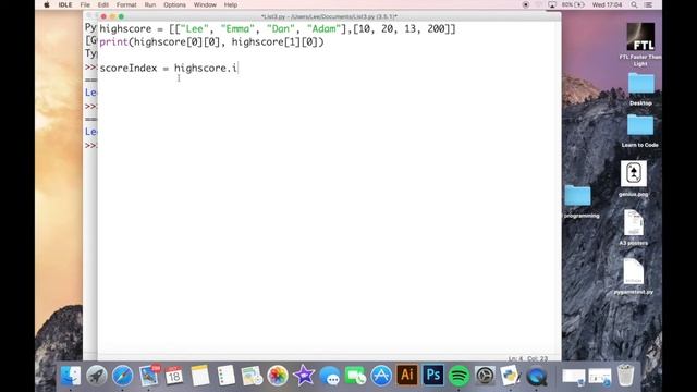 Advanced Python (GCSE Level) - Lists Part 3 of 3 (2D Arrays, List Positions) смотреть онлайн