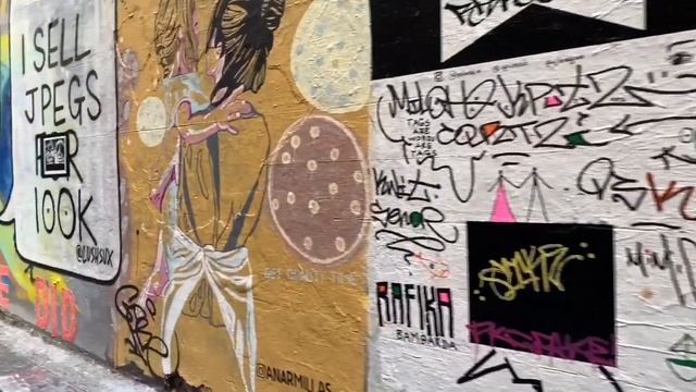 Часть 1, Прогулка в Мельбурне, достопримечательности , Уличное искусство - Hosier Lane, Австралия смотреть онлайн