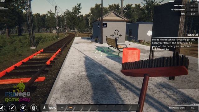 Train Station Renovation Tutorial Gameplay PC Steam 4K смотреть онлайн