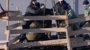 «Курск»-   первый день после поднятия  в доке