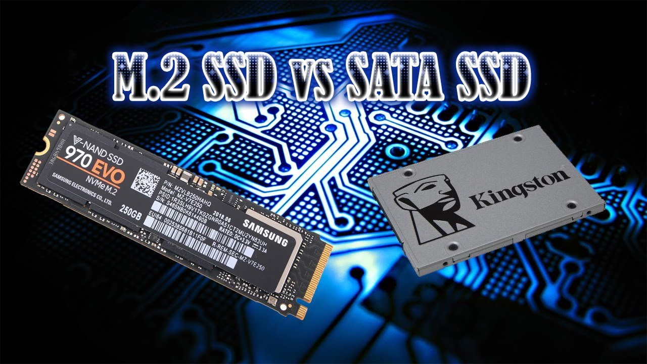 М.2 SSD vs SATA SSD. Samsung 970 EVO vs Kingston SA400S37120G какое SSD лучше Отличия в скорости SSD смотреть онлайн