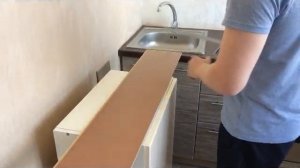 Как сделать кухонный фартук из ламината