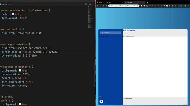 98 Building the add conversation section смотреть онлайн