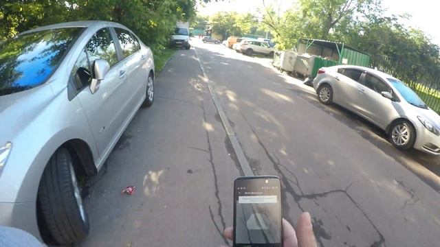 Приложение "Помощник Москвы" , стоянка на газоне GOPR0731 смотреть онлайн
