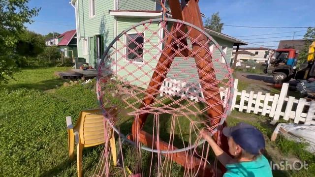 Садовые качели. Часть вторая: Качели-гнездо. смотреть онлайн