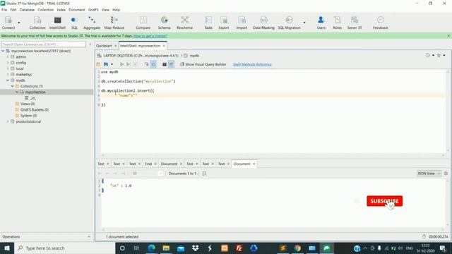 How to Create Collection & Drop Collection into Database in MongoDB | MongoDB Tutorial in Hindi смотреть онлайн