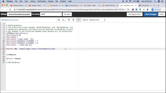 9. htaccess Wordpress Security | Wordpress Security Bangla Tutorial смотреть онлайн