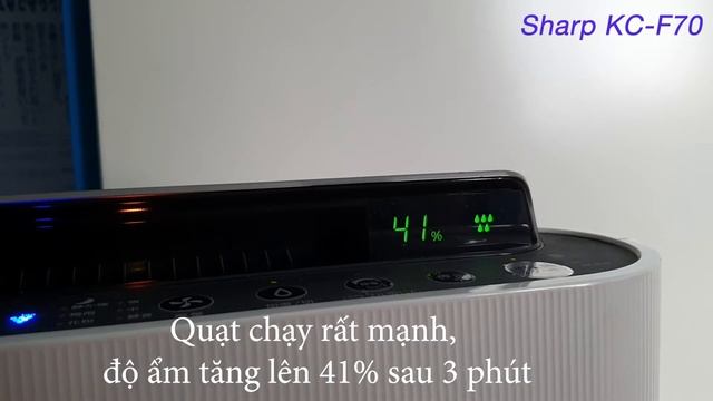 Test khả năng bù ẩm của Sharp KC-F70 смотреть онлайн
