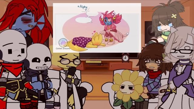 undertale reacts to sans смотреть онлайн