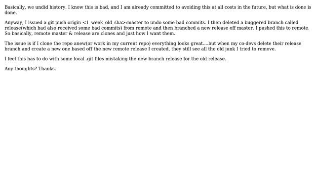 Software Engineering: git changing head not reflected on co-dev's branch смотреть онлайн