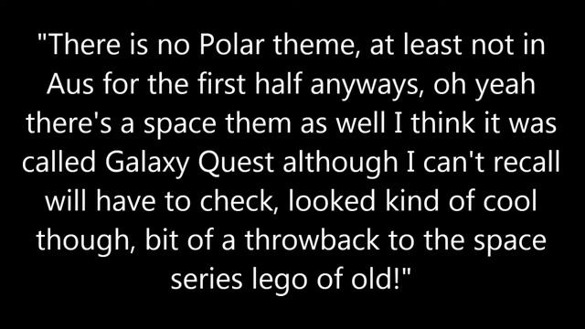 LEGO Galaxy 2013? And no more Polar Xxpress? смотреть онлайн