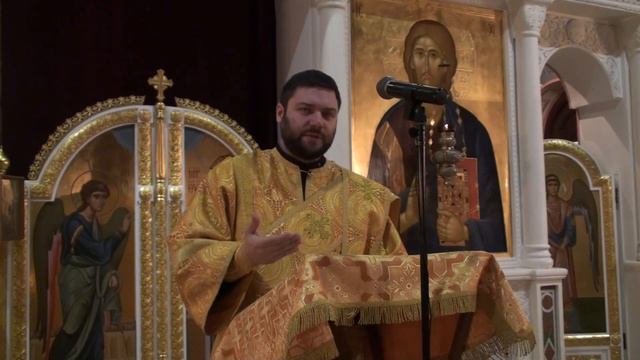 Проповедь диакона Димитрия об иконопочитании (21.10.23) смотреть онлайн