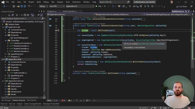 Part3: Authentication, Authorization and Identity in ASP.Net Core7 - JSON Web Token (JWT) смотреть онлайн