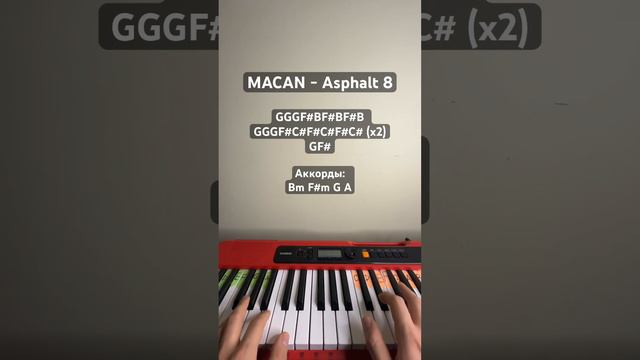 Macan - asphalt 8 на пианино. #pianotutorial #какиграть #howtoplay смотреть онлайн
