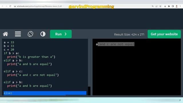 Python If, Elif and Else conditional statements@arvindprogramming смотреть онлайн
