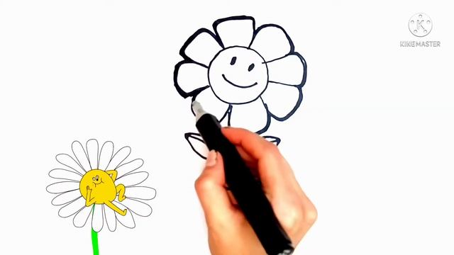 Draw a flower in a pot /Рисуем цветок в горшке смотреть онлайн
