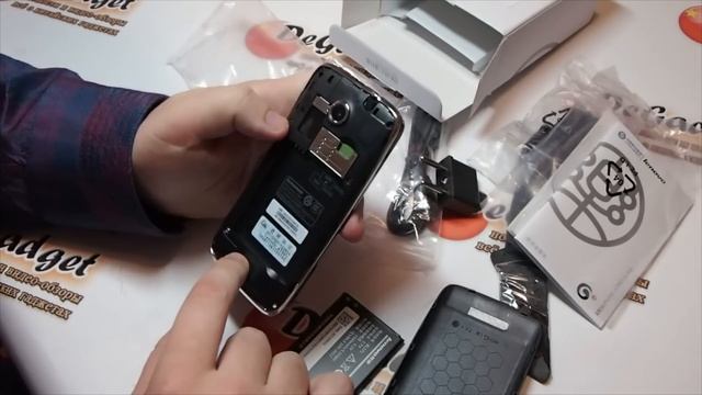 Lenovo A390 - Распаковка посылки смотреть онлайн