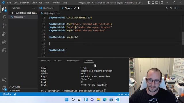 PowerShell 7 Tutorials for Beginners #4 : Hashtables & Custom Objects смотреть онлайн