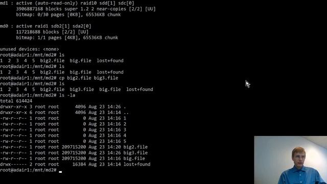 Linux Server Storage management with MD/RAID and LVM смотреть онлайн
