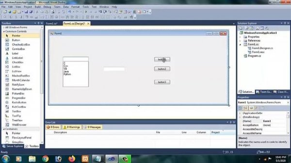 #8 : C# - Windows Form Application ~ ComboBox