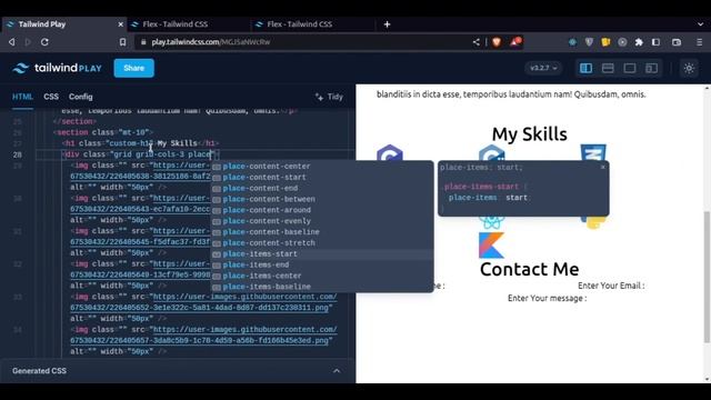 Create a Portfolio Site using Tailwind CSS || GDSC workshop tutorial смотреть онлайн